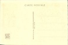 VINTAGE POSTCARD Fair Colonial International Paris Zoological gardens Giraffe Zoo