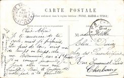 VINTAGE POSTCARD Fancy waistcoat Woman