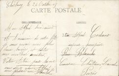 CPA Que cette humble carte en vous parvenant