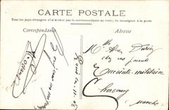 VINTAGE POSTCARD Faust has Marguerite