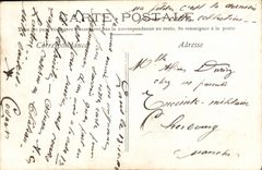 VINTAGE POSTCARD Old pure radiant Angels Faust Devil