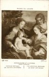 VINTAGE POSTCARD Musee of Louvre Antonio Allegri says Correge Musee of Louvre Paris