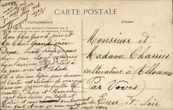 VINTAGE POSTCARD Lesson of Charity Women beggar