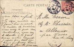 VINTAGE POSTCARD the Barber of the Village Hairdresser Folklore Costume TOP