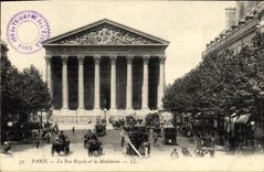 CPA Paris La Rue Royale et la Madeleine