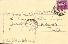 CPA Musee de Nancy Le moine Ecole Francaise La Continence de Scipion