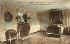 CPA Verssailles Palais du Petit Trianon Chambre de Marie Antoinette 