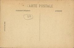 VINTAGE POSTCARD the Sickle Road of the collar in winter