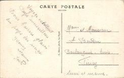 VINTAGE POSTCARD Passy Sanatorium of Pratz Costing in winter