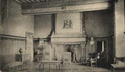 CPA Montreuil Bellay Chateau Interieur du salon 
