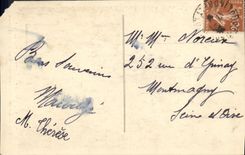 VINTAGE POSTCARD Tours L Grouin hotel