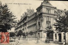 VINTAGE POSTCARD Lille L Technical school