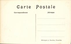 El paladar del Vue de la POSTAL de la VENDIMIA de Versalles tiene pajaro del vuelo D