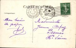 POSTAL de la VENDIMIA hola del lavabo grande del agua de Versalles de Latone