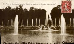 CPA Parc du Chateau de Versailles Bassin de Neptune les Grandes Eaux 