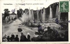 CPA Versailles Le bassin de Neptune grandes eaux