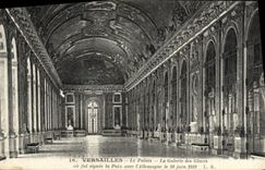 CPA Versailles Le Palais La Galerie des Glaces