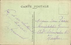 VINTAGE POSTCARD Paris Together of the Place of the Republic and L Hotel Modern