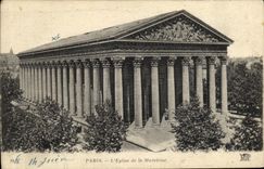 CPA Paris L Eglise de la Madeleine