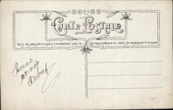 VINTAGE POSTCARD Calendar Happy New Year Child