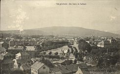 VINTAGE POSTCARD View with the found Salbert Belfort