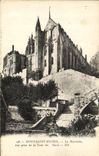CPA Mont Saint Michel La Merveille vue prise de la Tour du Nord