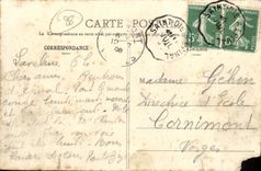 VINTAGE POSTCARD Laveline In front of Heathers Train