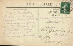 VINTAGE POSTCARD Environs of Luchon Cascades of Montauban