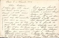 VINTAGE POSTCARD Salon 1911 has Bettannier Annexes Alsace