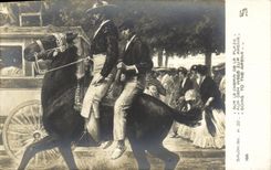 VINTAGE POSTCARD Living room 1911 On the way of Plaza