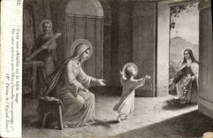 VINTAGE POSTCARD Therese of L Jesus child