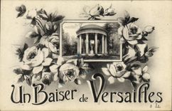 CPA Un Baiser de Versailles