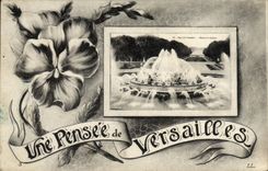 CPA Une Pensee de Versailles