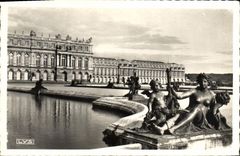 VINTAGE POSTCARD Versailles Floor D water Basin of North the Marne
