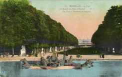 POSTAL Versalles de la VENDIMIA el parque el lavabo del tanque D Apolo