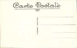 POSTAL Versalles de la VENDIMIA el parque el lavabo del tanque D Apolo