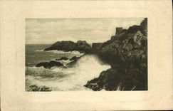 CPA La mer Vagues