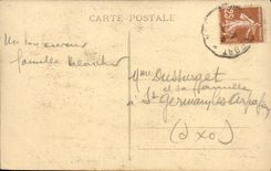 CPA Les Plus Jolis Sites de l Auvergne Une vacherie au Puy Mary