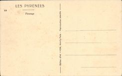 La POSTAL de la VENDIMIA los Pyrenees pasta el pastor y ovejas