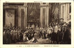 CPA Musee du Louvre Le Sacre de Napoleon 1er