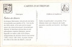 REPRO Salies de Beran L Ous Piquetalos d Al Cartero 
