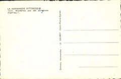 CPA La Normandie Pittoresque M Prechez pos des parapluies d ach teu