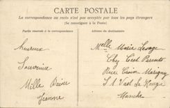 VINTAGE POSTCARD Country life Pussy finds Chat Kitten