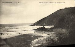 VINTAGE POSTCARD Effect of Sunset on the Dimension Norman