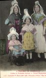 CPA A Travers la Normande Coiffes et Costumes Soeurs Normandes 