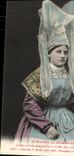 CPA A Travers la Normande Coiffes et Costumes anciens Coiffe dite la Bourgogne 