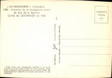 CPM Costume de la bourgeoisie rurale du Sud de la Manche Coiffe de Coutances en 