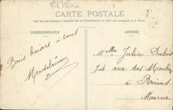 VINTAGE POSTCARD Normandy C P has Standard and Costumes an old Ropemaking machine