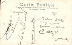 CPA Je souhaite un baiser Femme La valse Eventail
