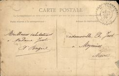 Sala de estar de Compiegne de la POSTAL de la VENDIMIA del honor de las senoras D